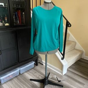 REI - Long Sleeved Exercise Top, Teal